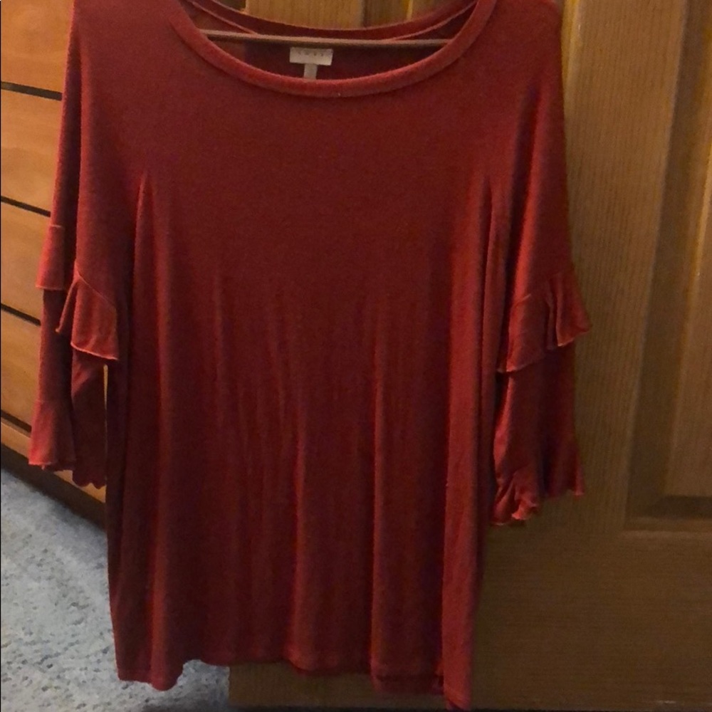 Fall colored shirt dress